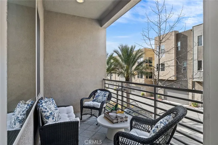 balcony on 2nd floor outside living room