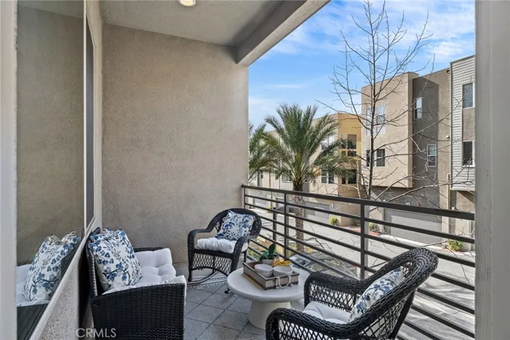 balcony on 2nd floor outside living room