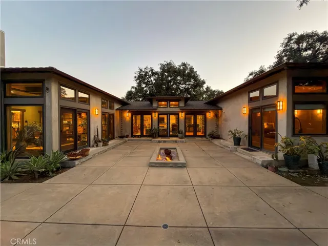 Rear view of house