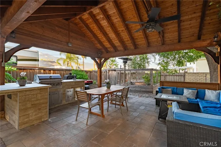 Massive patio area is wonderful for outdoor living!