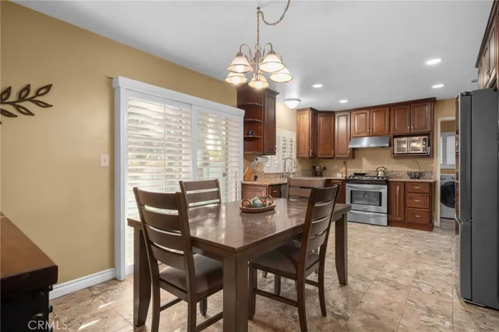 Dining Room with kitchen.