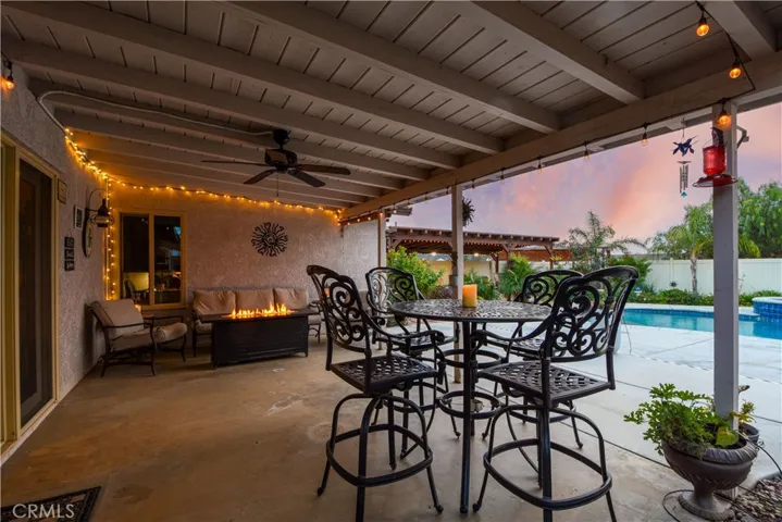 First Covered Patio off house