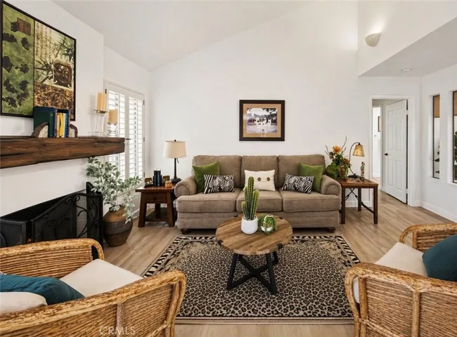 Digitally altered with vinyl flooring