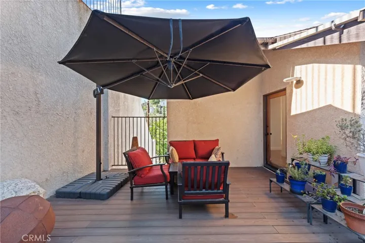 Outdoor area off of the 3rd Floor