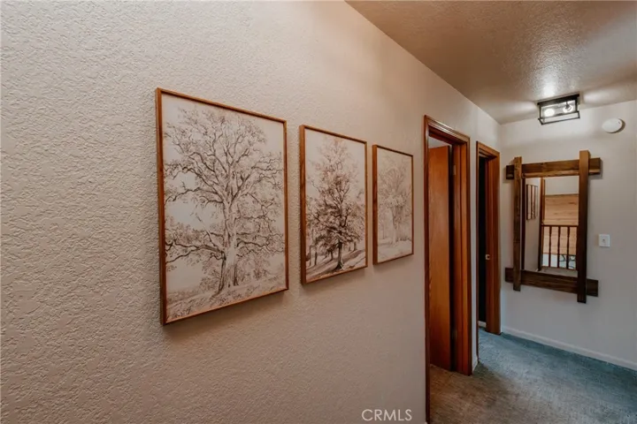 Upstairs hallway, laundry on the right