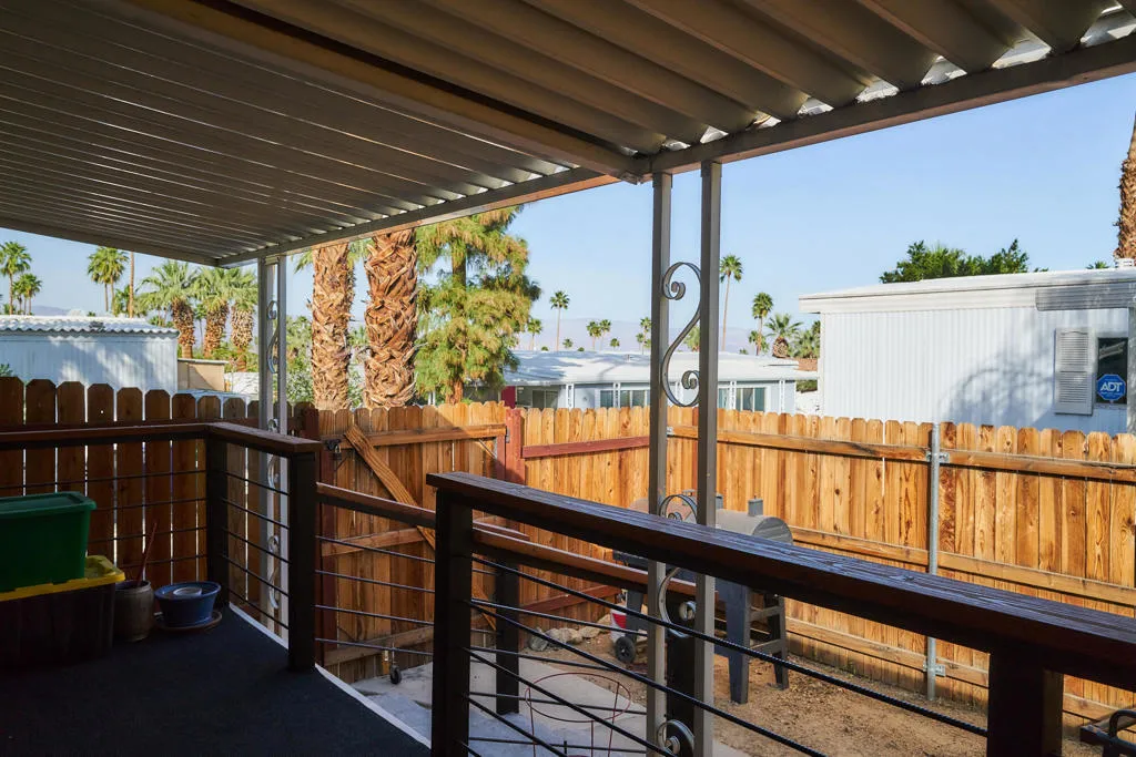 Backyard patio