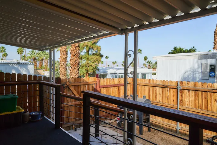 Backyard patio