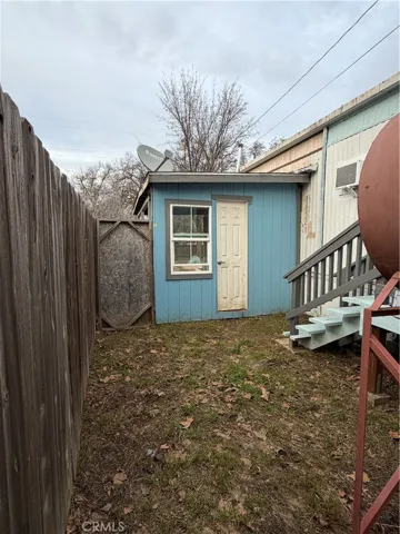 Door leading out to front of house area