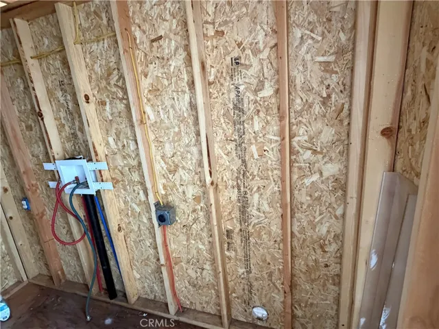 another set of hookups for laundry off the backside of house