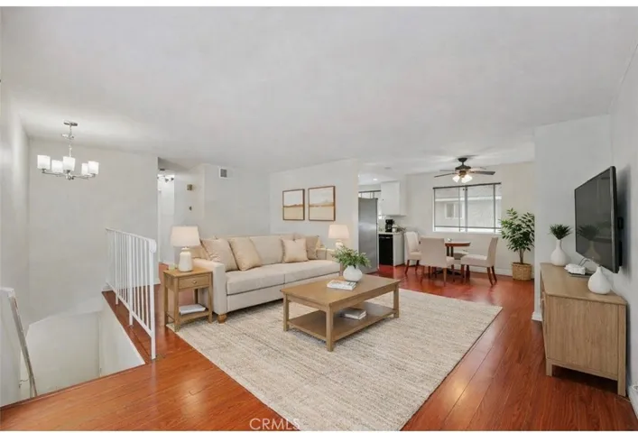 Living area staged