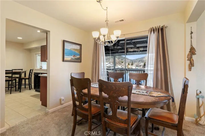Dining Room area next to living room and kitchen