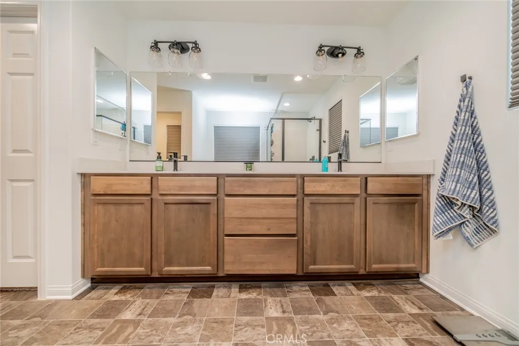 His and Hers master bathroom sinks