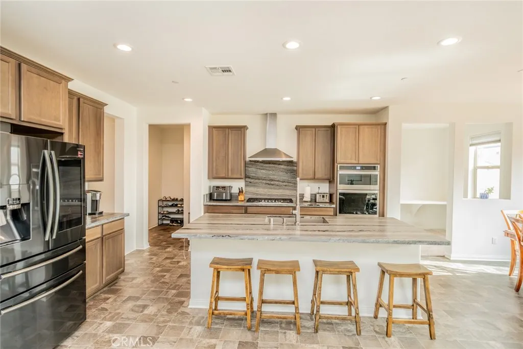 Open Concept Kitchen with Office Space and it own closet to the right