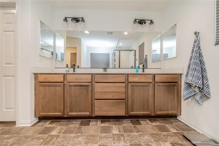 His and Hers master bathroom sinks