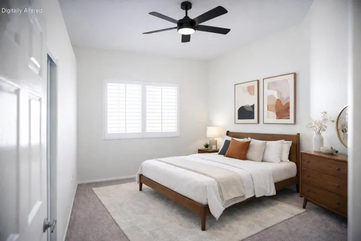 Virtually Staged 2nd Bedroom