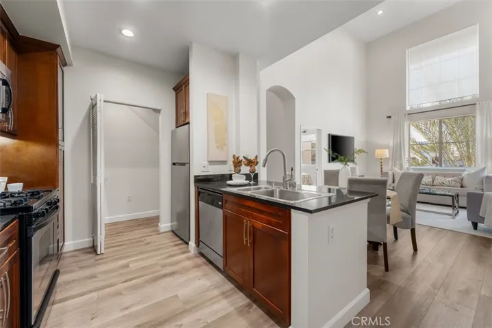 Brand new luxury vinyl wood plank flooring throughout