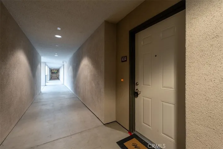 Common hallway leading to the unit
