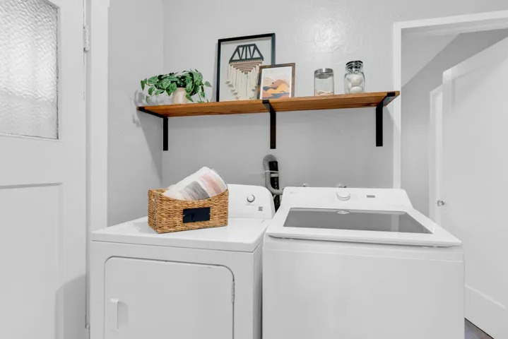Laundry area with washer and dryer