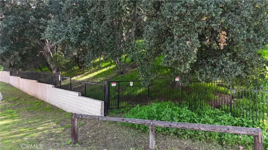 Gate and door to access the lots