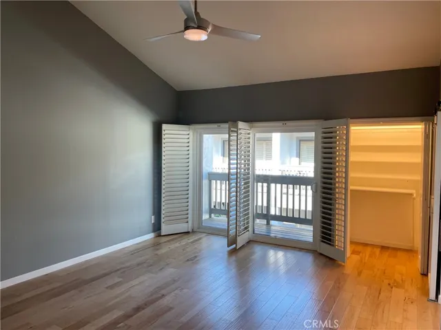 Main Bedroom to Private Balcony & Second Closet