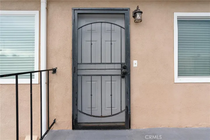 Secured front door