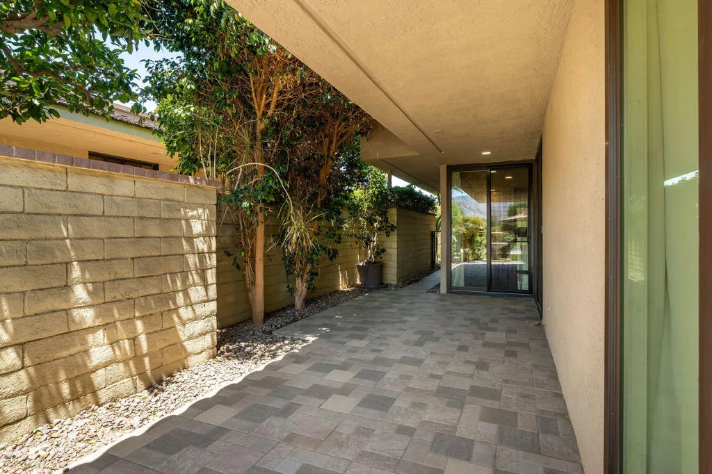 Reverse View of Patio off Kitchen