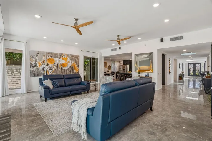 Reverse View of Living Room & Kitchen