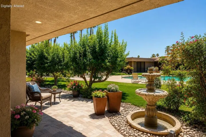 Patio Digitally Altered