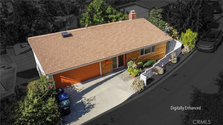 Digitally enhanced image - Aerial View