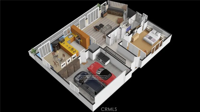 Main Level 3D Floor Plan