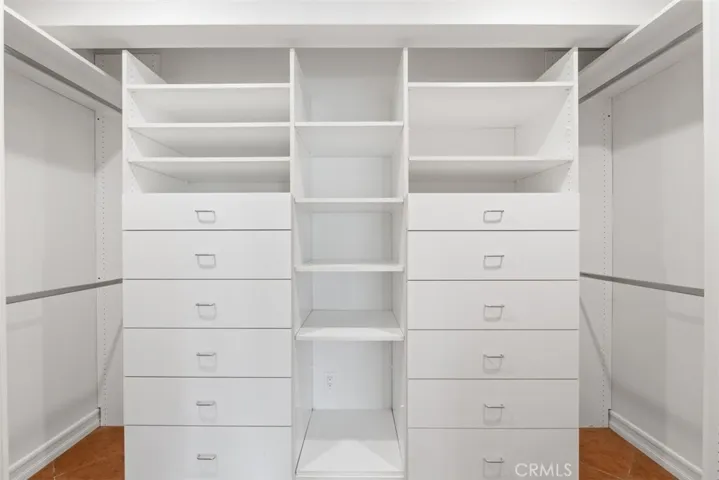 Primary downstairs walk in closet