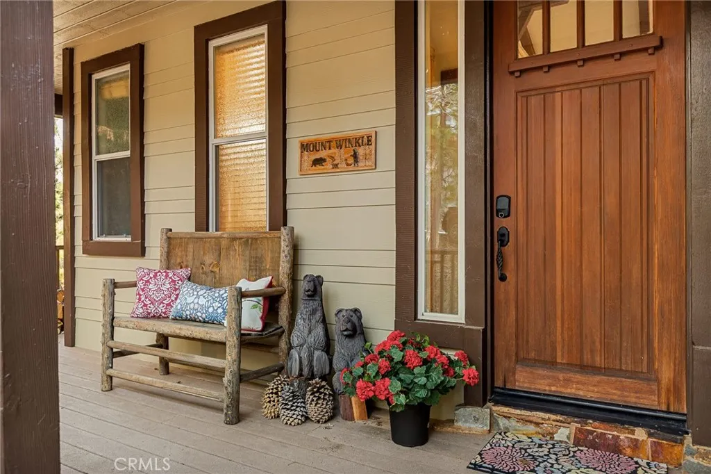 Covered front porch.