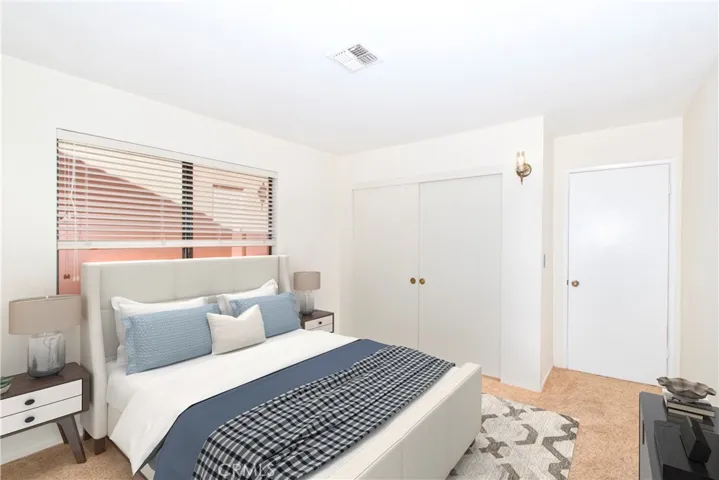 Photo is digitally altered to show perspective with furniture. Previous photo is the original.