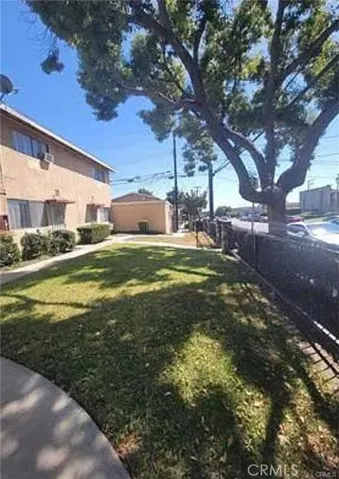 Manicured yard