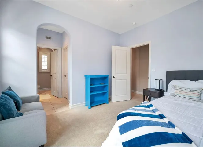 upstairs bedroom #1 with ensuite 3/4 bathroom