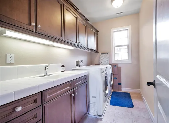 upstairs laundry room