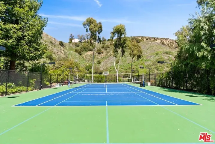 N/S Lighted Tennis Court