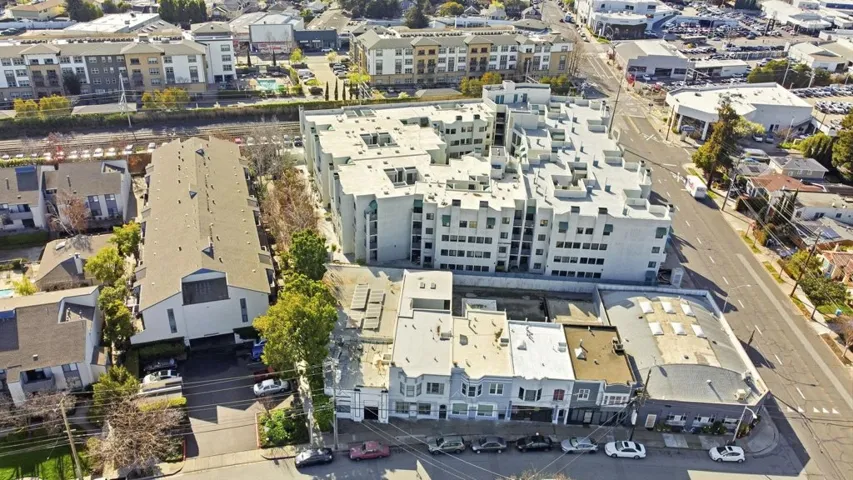 Aerial overview of property's location