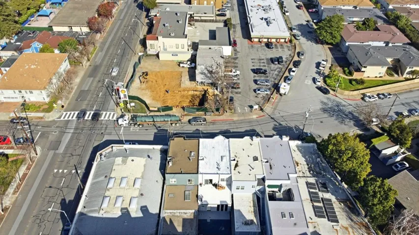 Aerial overview of property's location