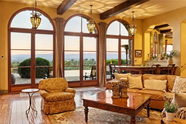 Living Room w/ DTLA Views