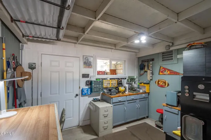 Workshop Located In Garage