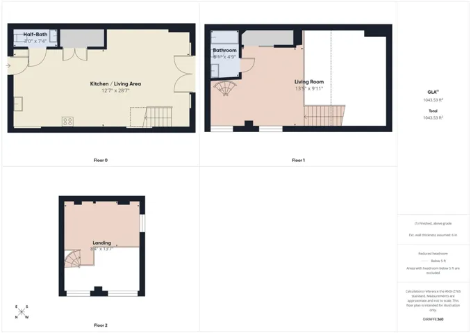 View of floor plan / room layout