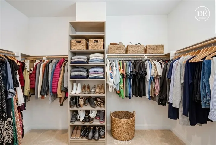 Primary walk-in closet