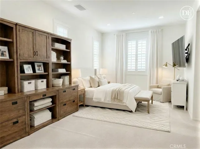 Loft enhanced to show as a potential 4th bedroom