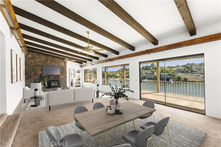 Virtually Staged Living Room