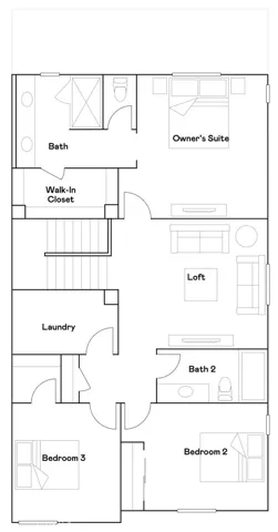 Residence 4 - level 2 floorplan