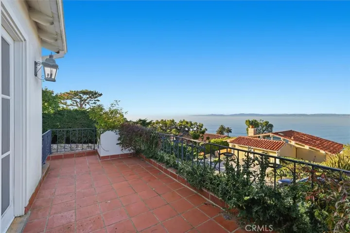 Inviting patio off the living room.