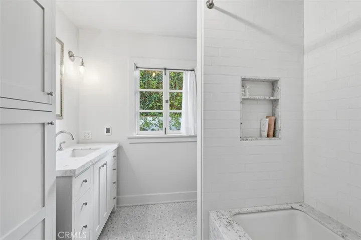 2nd Bath, is a full bath with shower and tub.