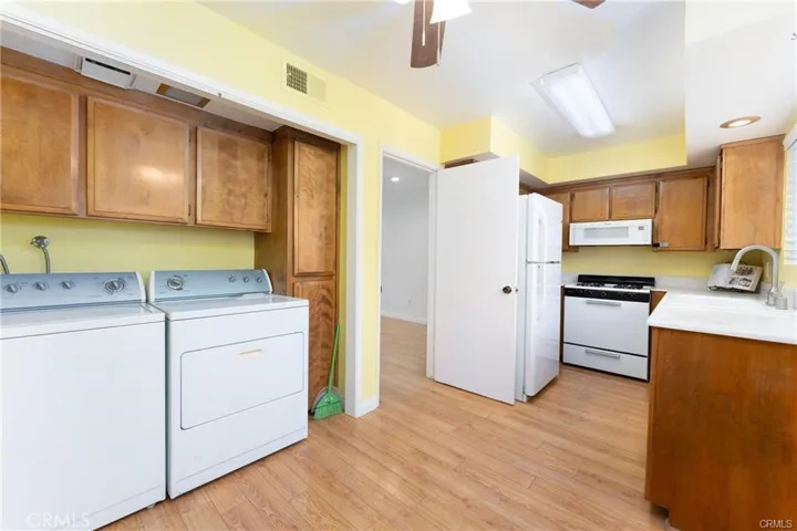 Washer and dryer in Kitchen