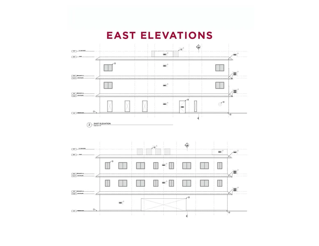 East Elevations